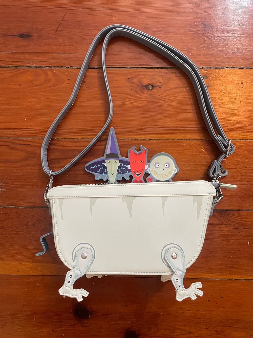 Loungefly Nightmare Before Christmas Lock Shock Barrel Bathtub Crossbody Bag